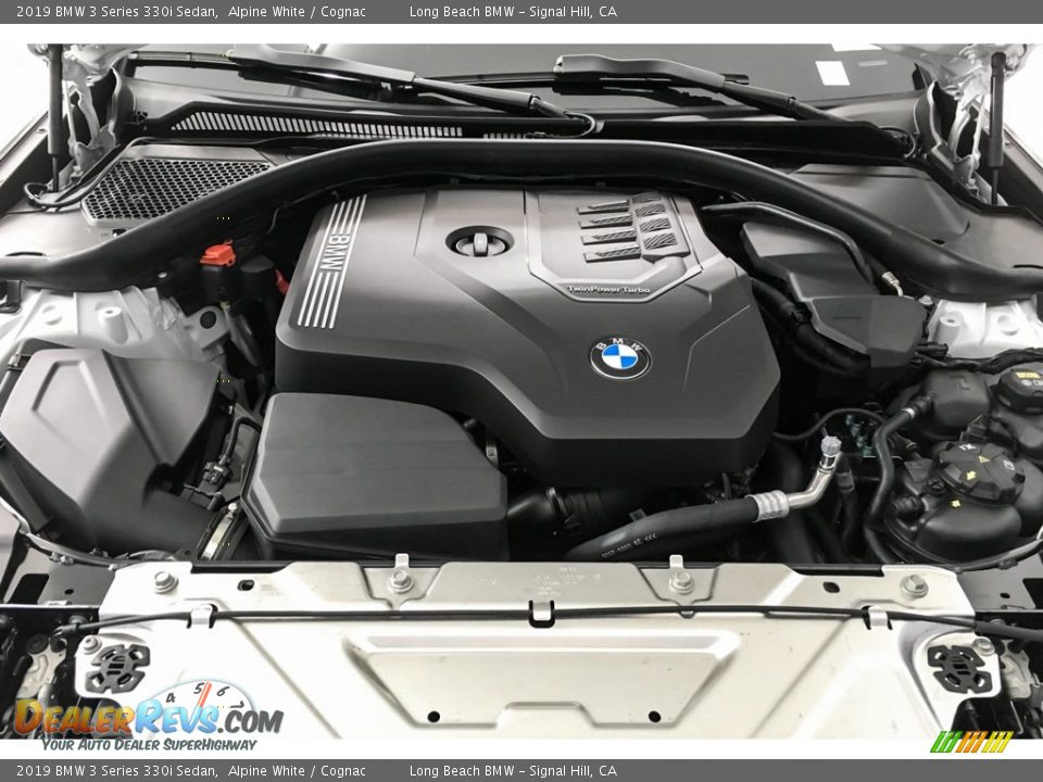 2019 BMW 3 Series 330i Sedan Alpine White / Cognac Photo #8