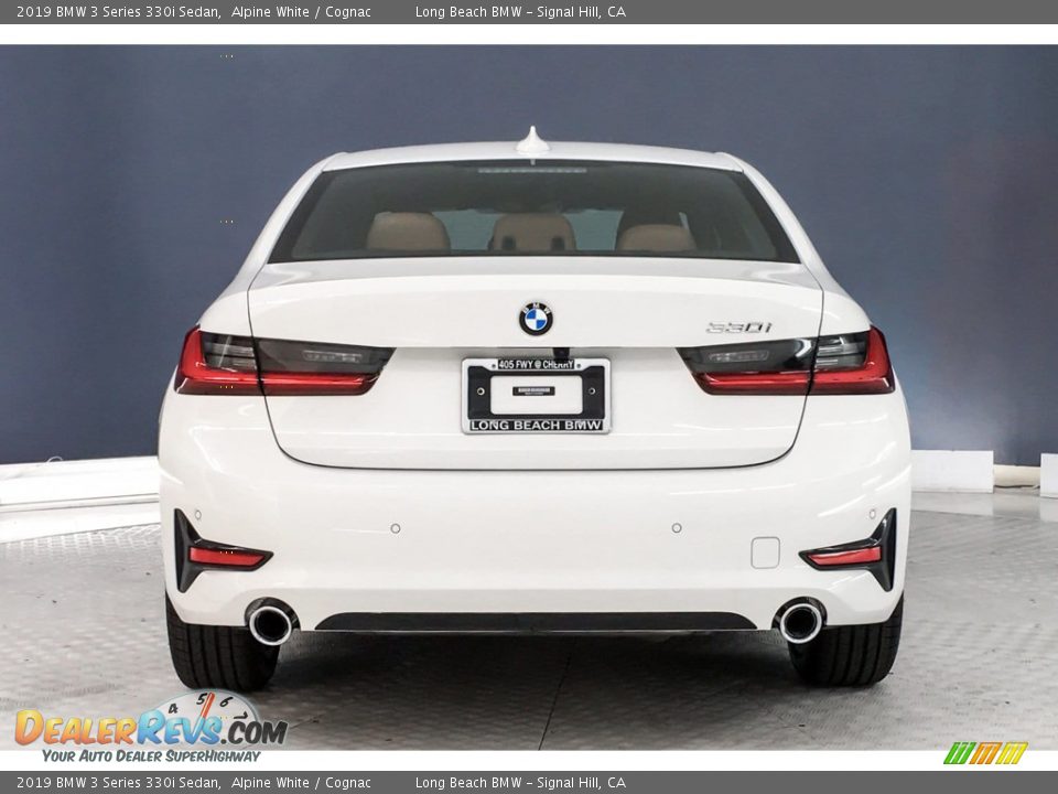 2019 BMW 3 Series 330i Sedan Alpine White / Cognac Photo #3