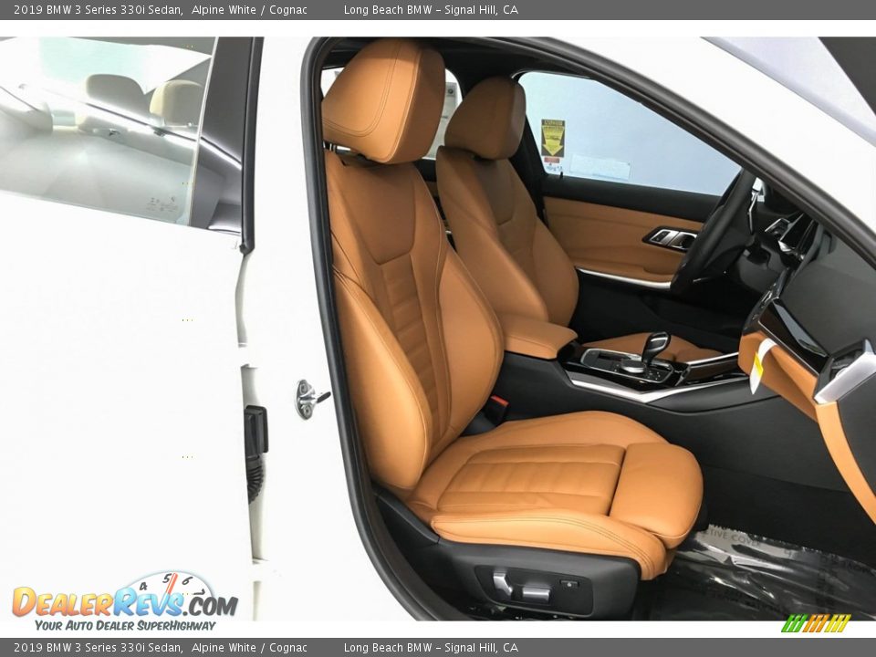 2019 BMW 3 Series 330i Sedan Alpine White / Cognac Photo #5