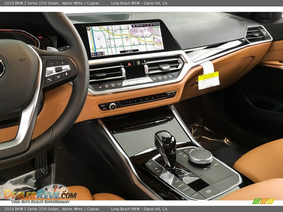 2019 BMW 3 Series 330i Sedan Alpine White / Cognac Photo #6