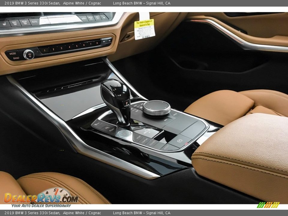 2019 BMW 3 Series 330i Sedan Alpine White / Cognac Photo #7