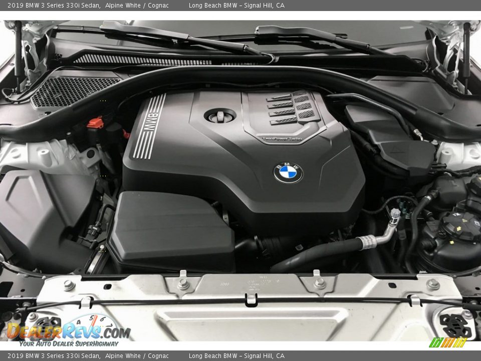 2019 BMW 3 Series 330i Sedan Alpine White / Cognac Photo #8