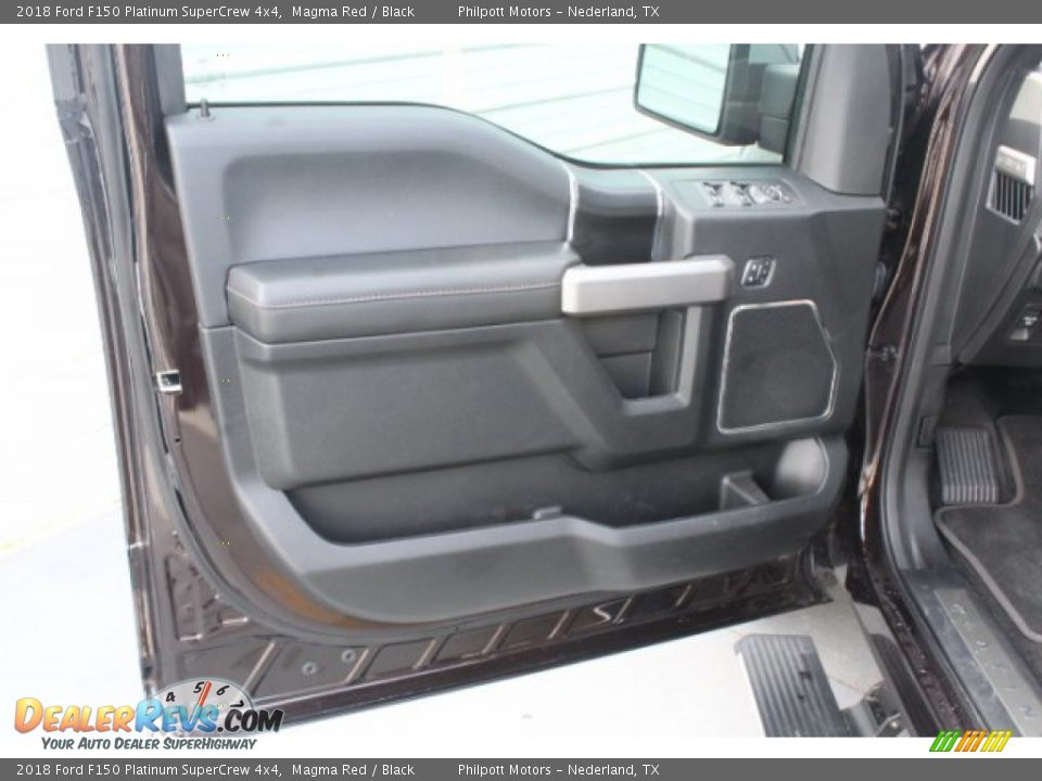 2018 Ford F150 Platinum SuperCrew 4x4 Magma Red / Black Photo #11
