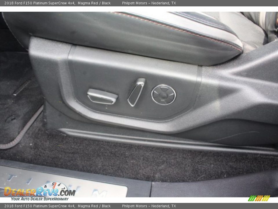 2018 Ford F150 Platinum SuperCrew 4x4 Magma Red / Black Photo #13