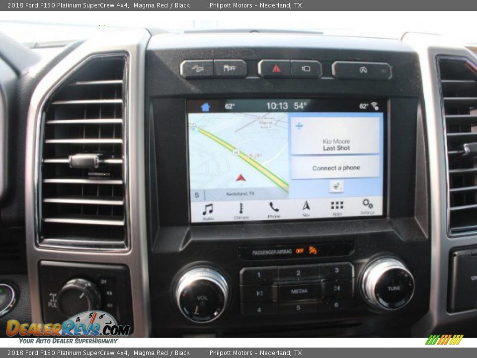 2018 Ford F150 Platinum SuperCrew 4x4 Magma Red / Black Photo #14