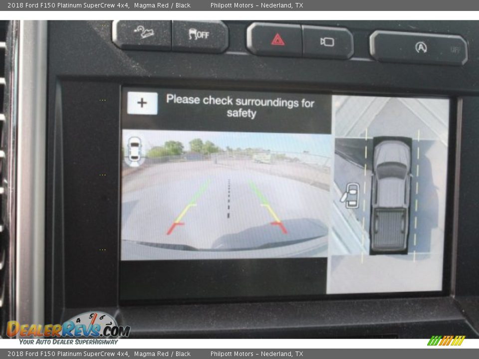 2018 Ford F150 Platinum SuperCrew 4x4 Magma Red / Black Photo #17