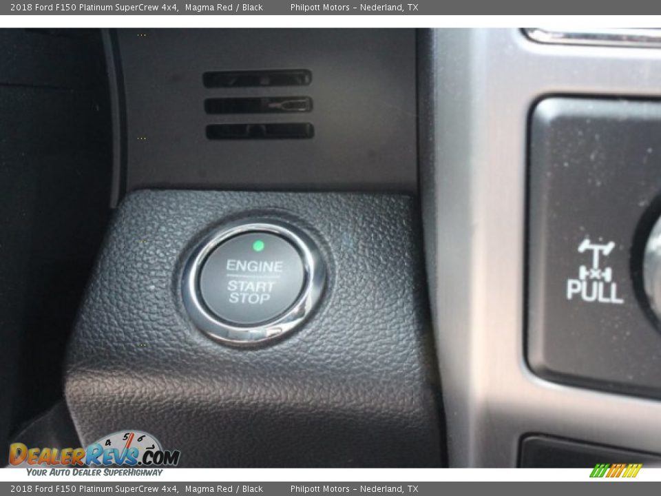 2018 Ford F150 Platinum SuperCrew 4x4 Magma Red / Black Photo #18