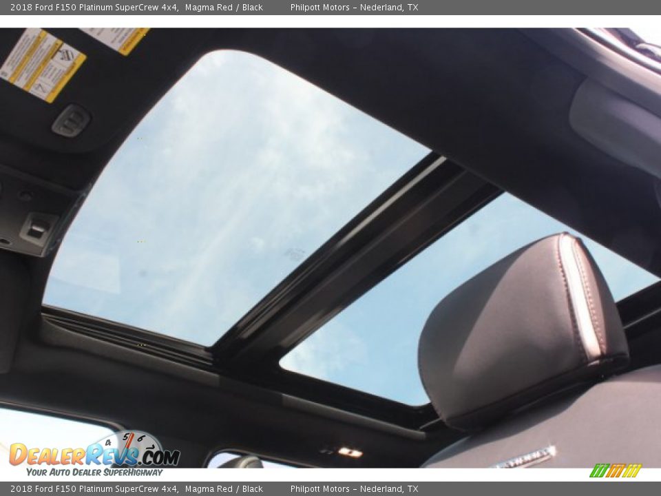 2018 Ford F150 Platinum SuperCrew 4x4 Magma Red / Black Photo #21