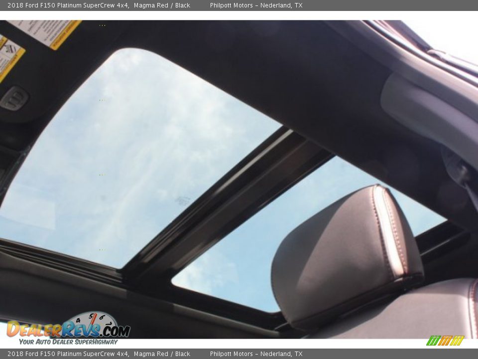 2018 Ford F150 Platinum SuperCrew 4x4 Magma Red / Black Photo #22