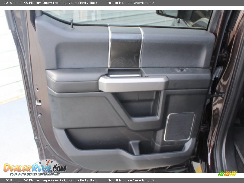 2018 Ford F150 Platinum SuperCrew 4x4 Magma Red / Black Photo #23