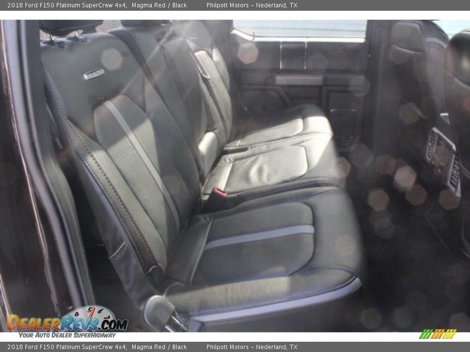 2018 Ford F150 Platinum SuperCrew 4x4 Magma Red / Black Photo #29