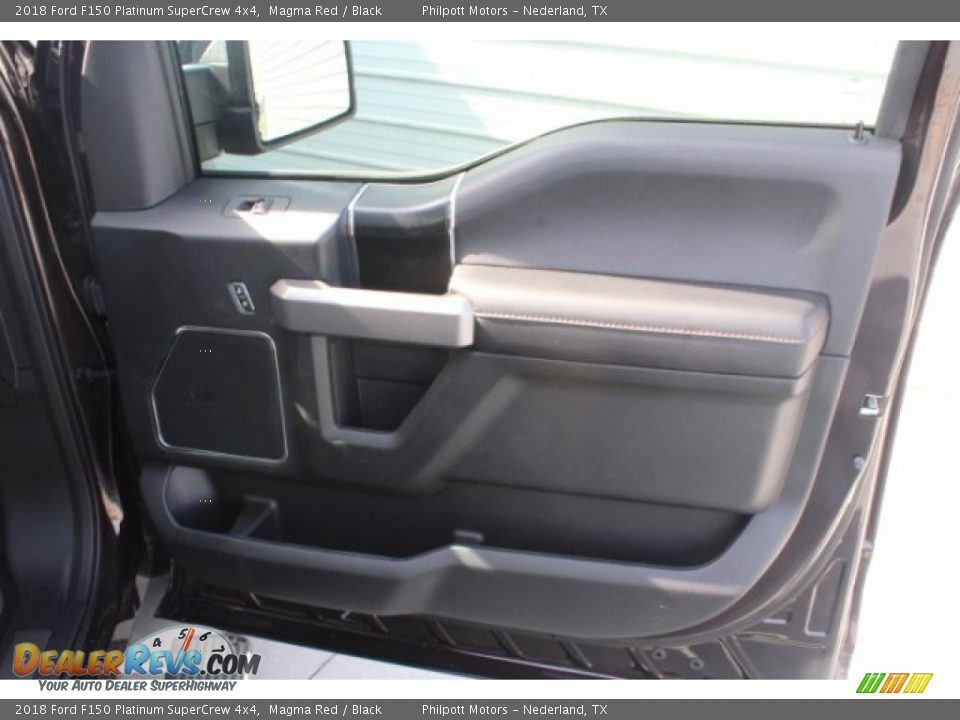 2018 Ford F150 Platinum SuperCrew 4x4 Magma Red / Black Photo #30