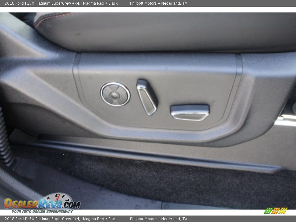 2018 Ford F150 Platinum SuperCrew 4x4 Magma Red / Black Photo #32