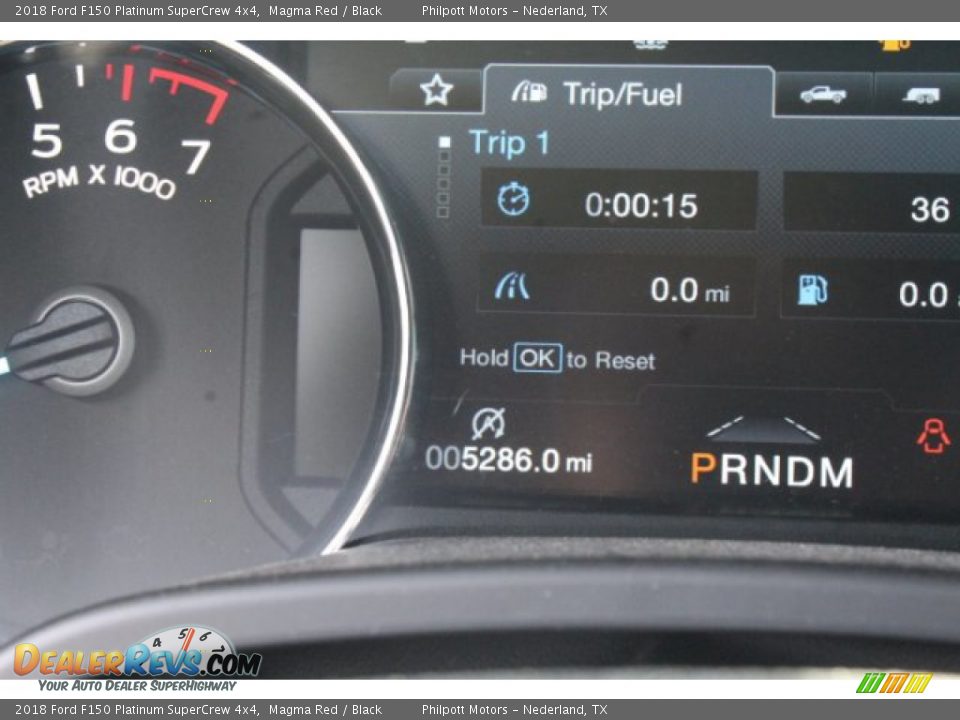 2018 Ford F150 Platinum SuperCrew 4x4 Magma Red / Black Photo #35