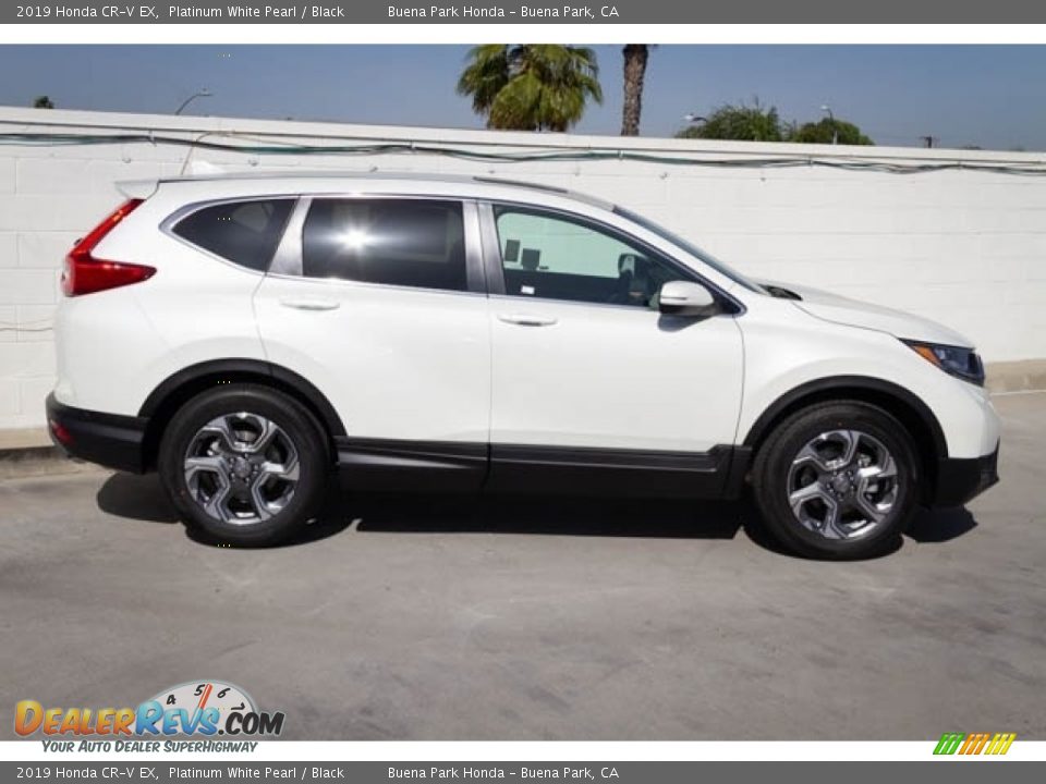 2019 Honda CR-V EX Platinum White Pearl / Black Photo #7