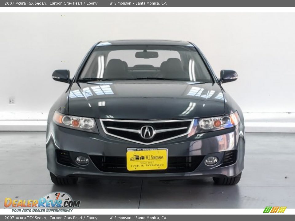 2007 Acura TSX Sedan Carbon Gray Pearl / Ebony Photo #2