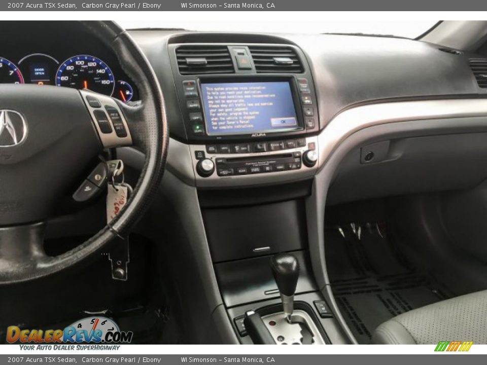 2007 Acura TSX Sedan Carbon Gray Pearl / Ebony Photo #5