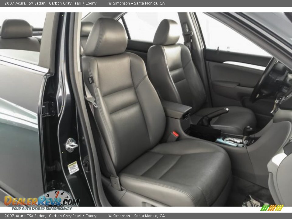 2007 Acura TSX Sedan Carbon Gray Pearl / Ebony Photo #6