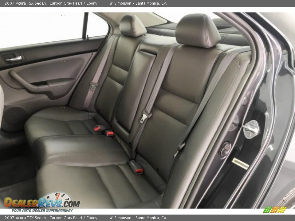2007 Acura TSX Sedan Carbon Gray Pearl / Ebony Photo #17