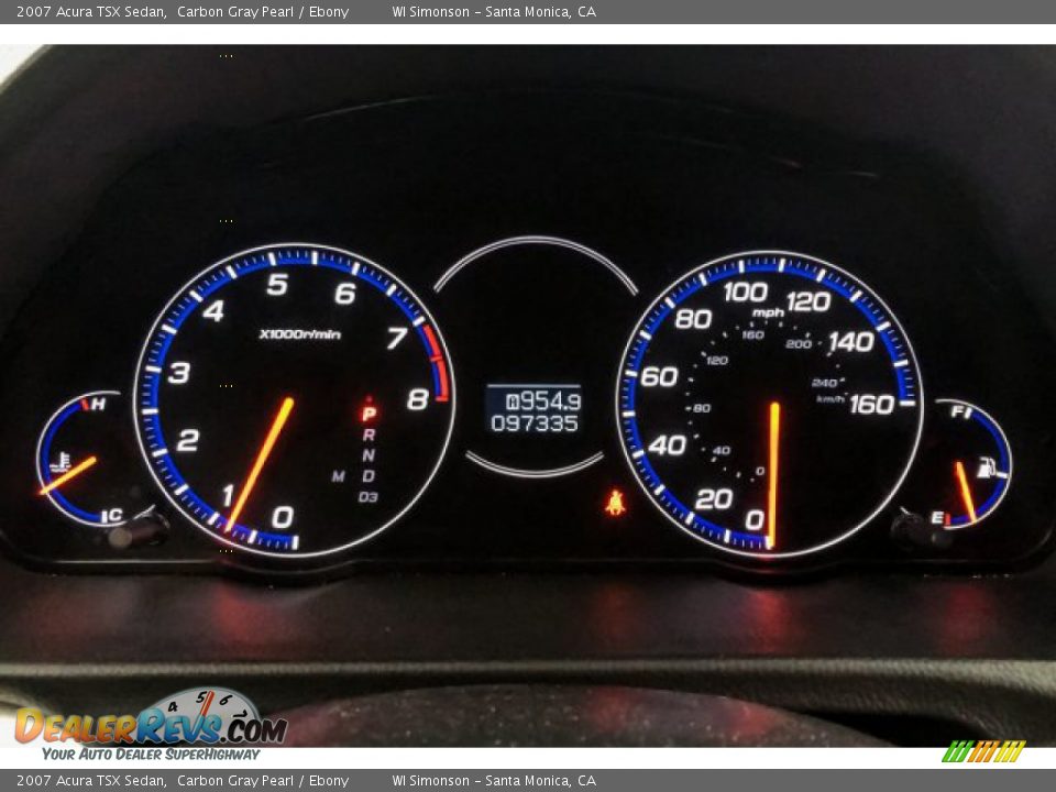 2007 Acura TSX Sedan Carbon Gray Pearl / Ebony Photo #21
