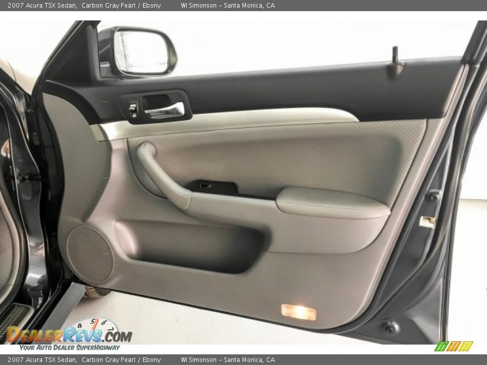 2007 Acura TSX Sedan Carbon Gray Pearl / Ebony Photo #30