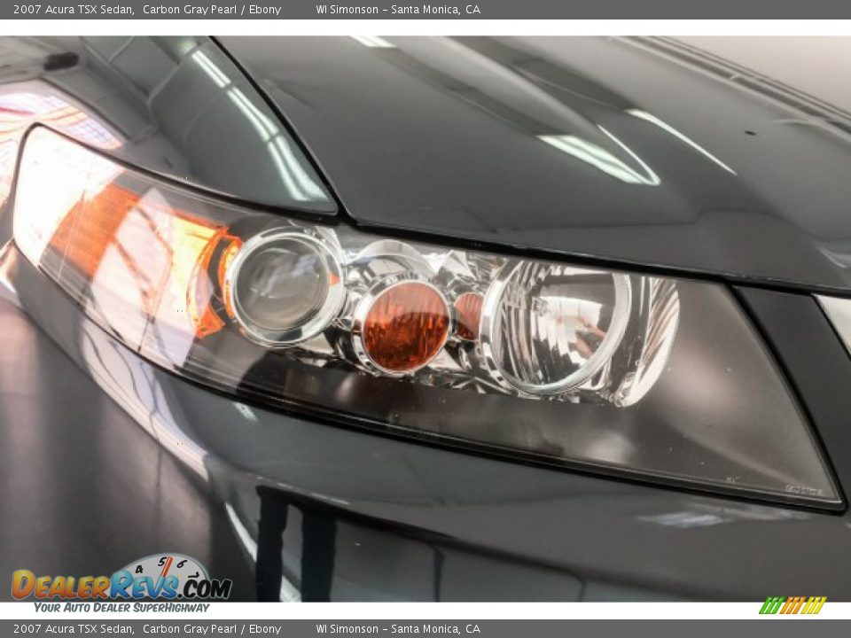 2007 Acura TSX Sedan Carbon Gray Pearl / Ebony Photo #32