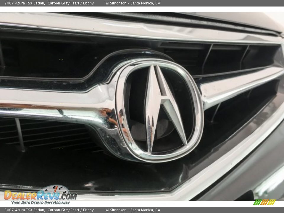 2007 Acura TSX Sedan Carbon Gray Pearl / Ebony Photo #33