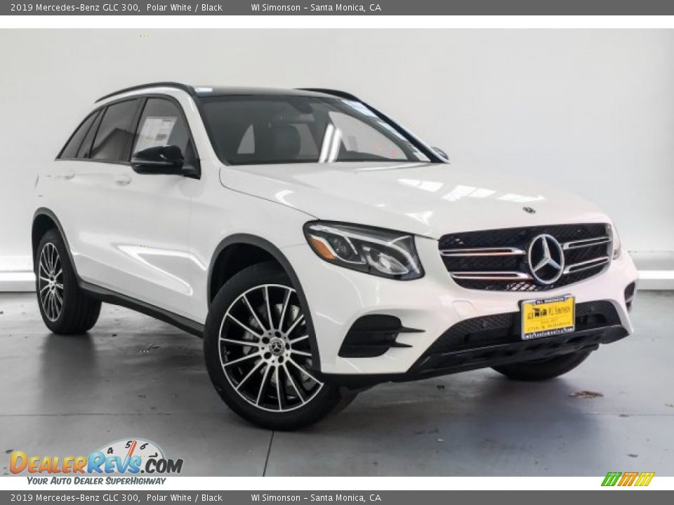 2019 Mercedes-Benz GLC 300 Polar White / Black Photo #12