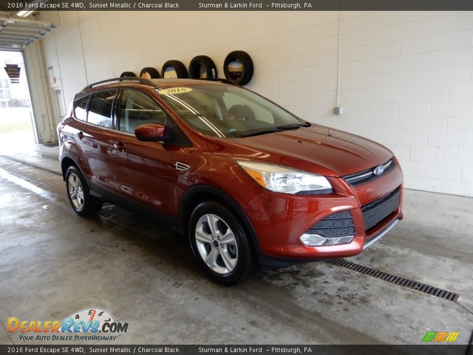2016 Ford Escape SE 4WD Sunset Metallic / Charcoal Black Photo #1