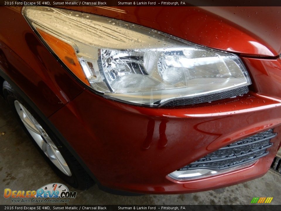 2016 Ford Escape SE 4WD Sunset Metallic / Charcoal Black Photo #2