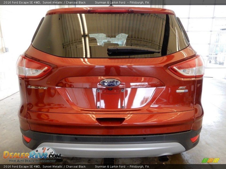 2016 Ford Escape SE 4WD Sunset Metallic / Charcoal Black Photo #5