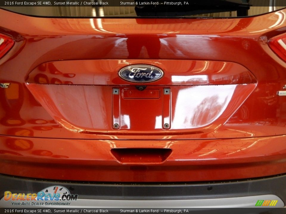 2016 Ford Escape SE 4WD Sunset Metallic / Charcoal Black Photo #6