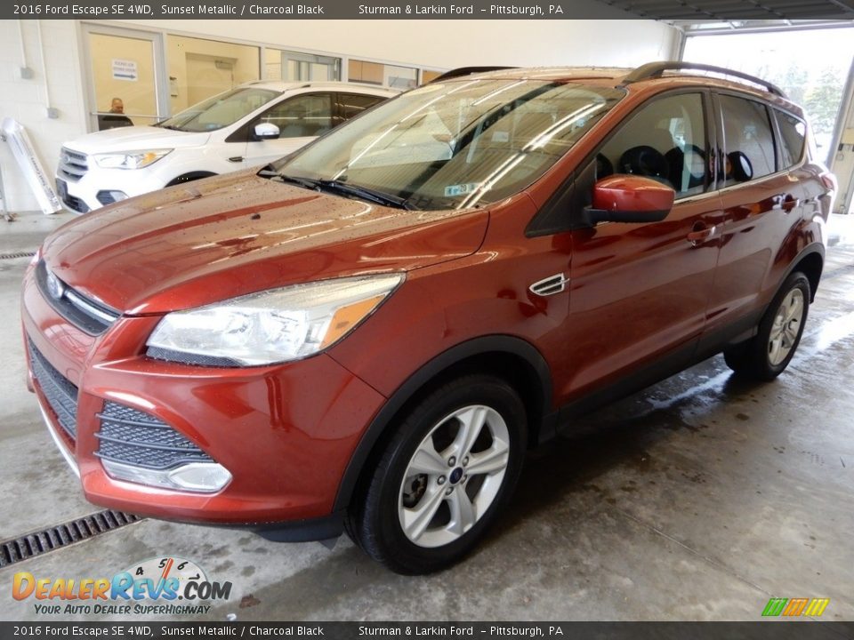 2016 Ford Escape SE 4WD Sunset Metallic / Charcoal Black Photo #9