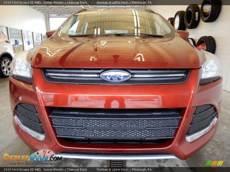 2016 Ford Escape SE 4WD Sunset Metallic / Charcoal Black Photo #10
