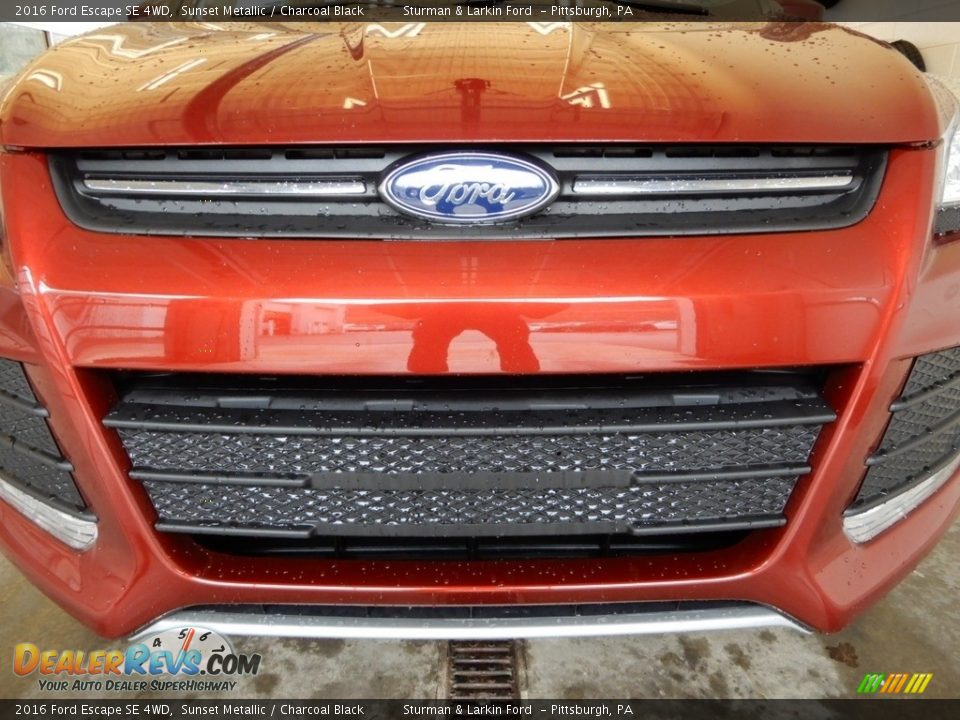 2016 Ford Escape SE 4WD Sunset Metallic / Charcoal Black Photo #11
