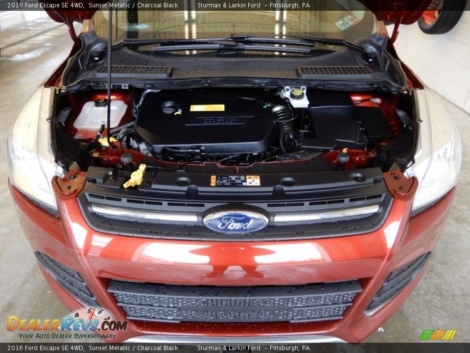 2016 Ford Escape SE 4WD Sunset Metallic / Charcoal Black Photo #13