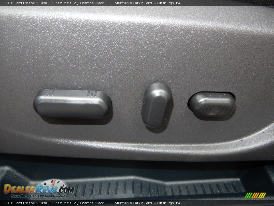 2016 Ford Escape SE 4WD Sunset Metallic / Charcoal Black Photo #20