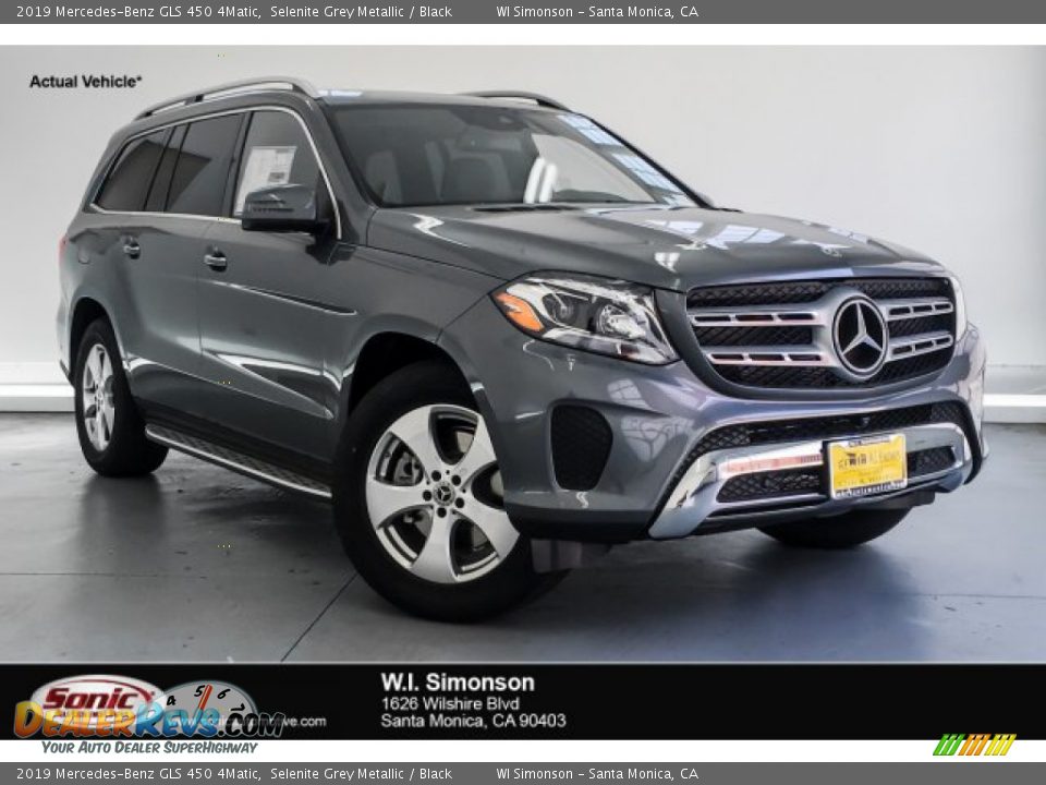 2019 Mercedes-Benz GLS 450 4Matic Selenite Grey Metallic / Black Photo #1
