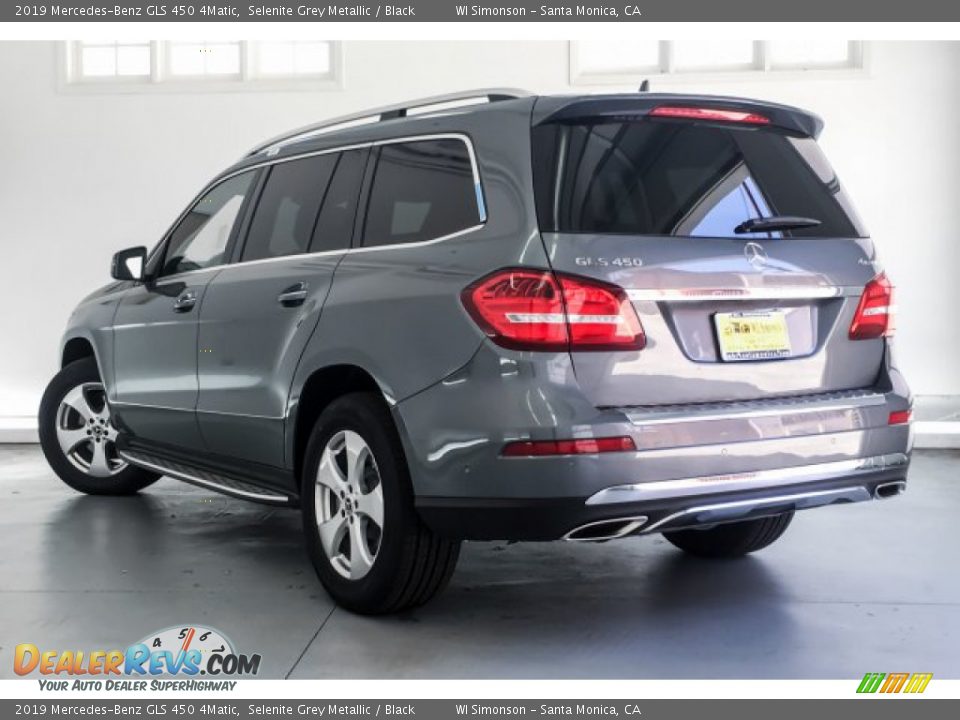 2019 Mercedes-Benz GLS 450 4Matic Selenite Grey Metallic / Black Photo #2