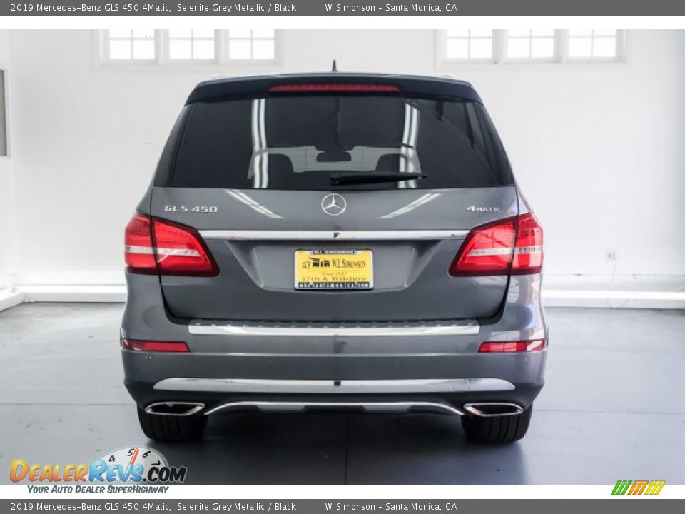 2019 Mercedes-Benz GLS 450 4Matic Selenite Grey Metallic / Black Photo #3
