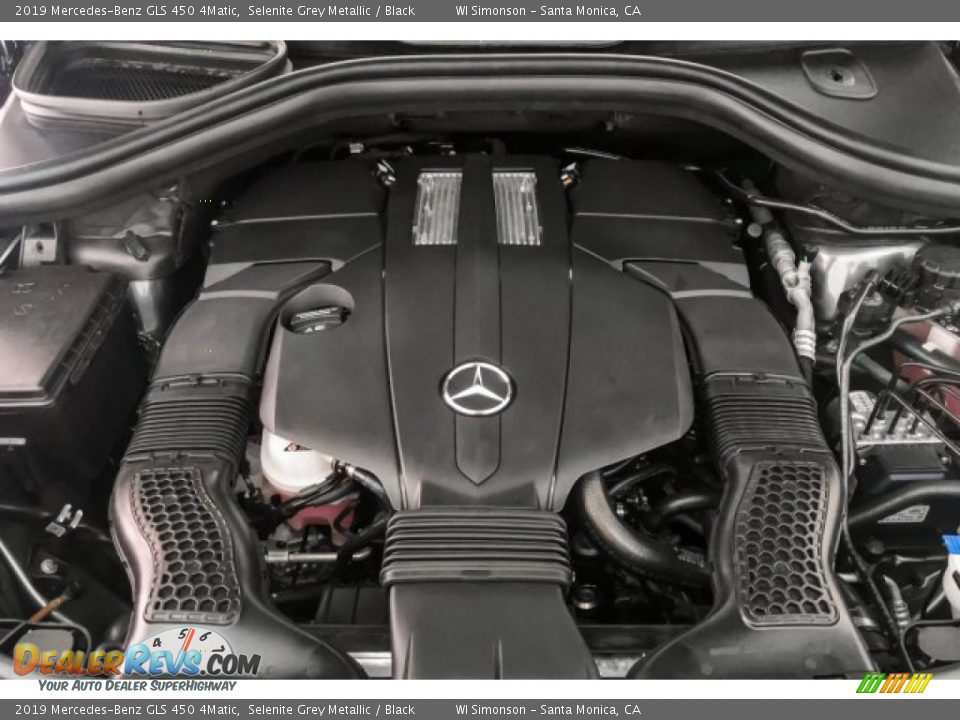 2019 Mercedes-Benz GLS 450 4Matic Selenite Grey Metallic / Black Photo #8