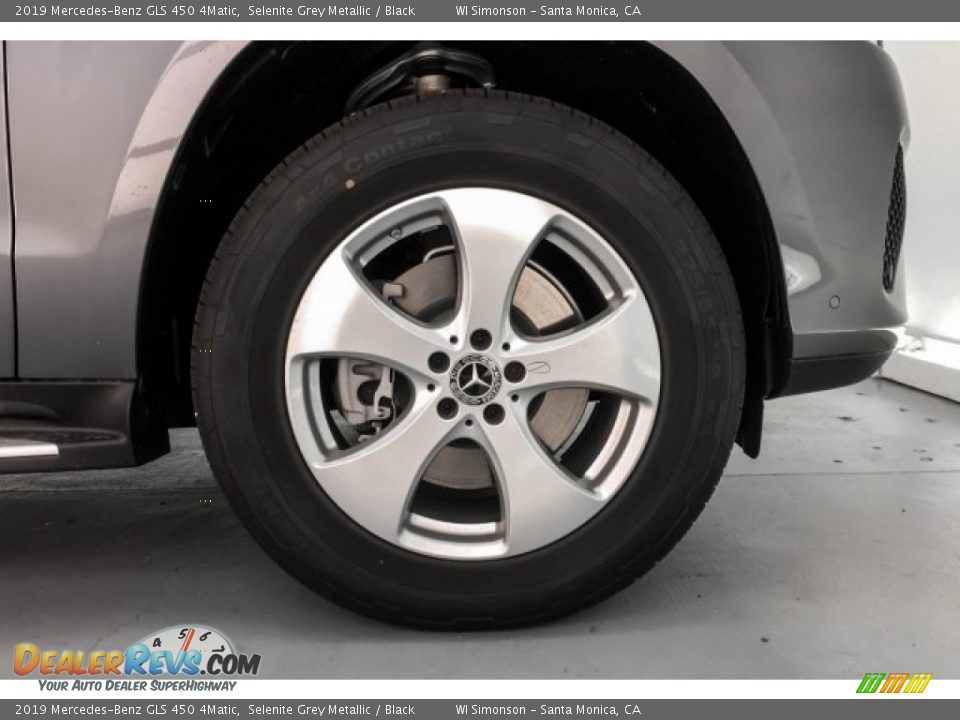 2019 Mercedes-Benz GLS 450 4Matic Selenite Grey Metallic / Black Photo #9