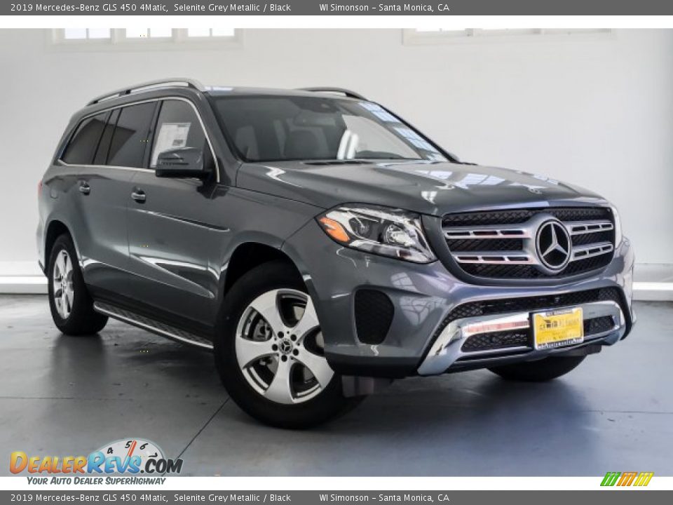 2019 Mercedes-Benz GLS 450 4Matic Selenite Grey Metallic / Black Photo #12