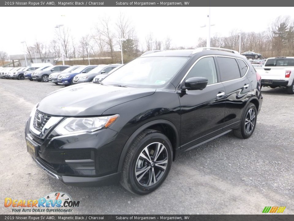 2019 Nissan Rogue SV AWD Magnetic Black / Charcoal Photo #8