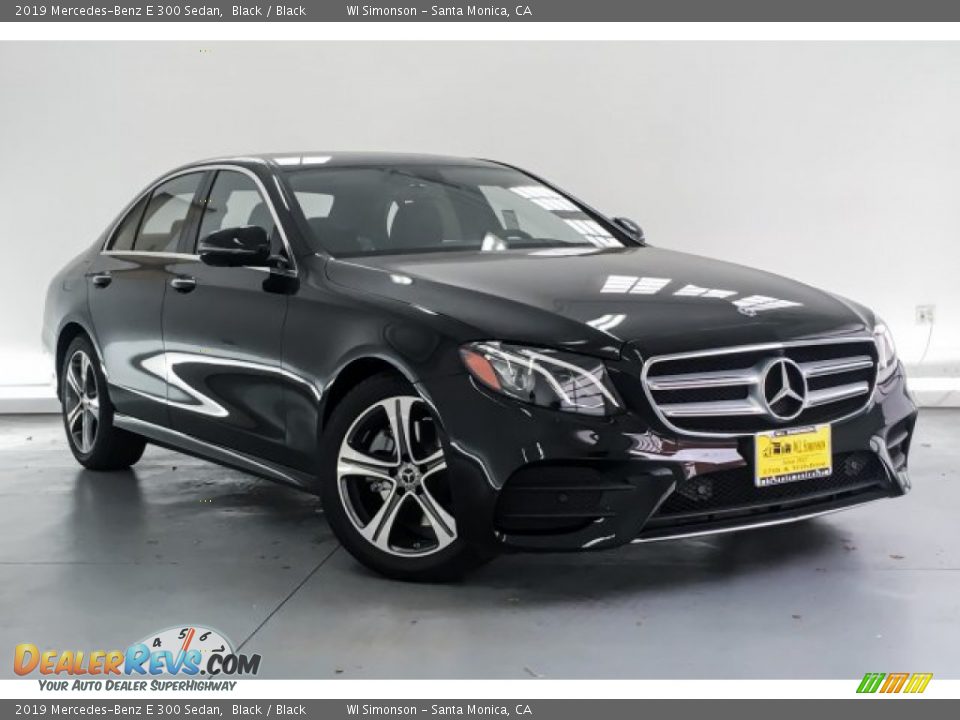 2019 Mercedes-Benz E 300 Sedan Black / Black Photo #12