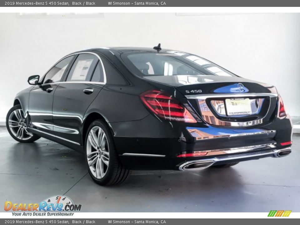2019 Mercedes-Benz S 450 Sedan Black / Black Photo #2