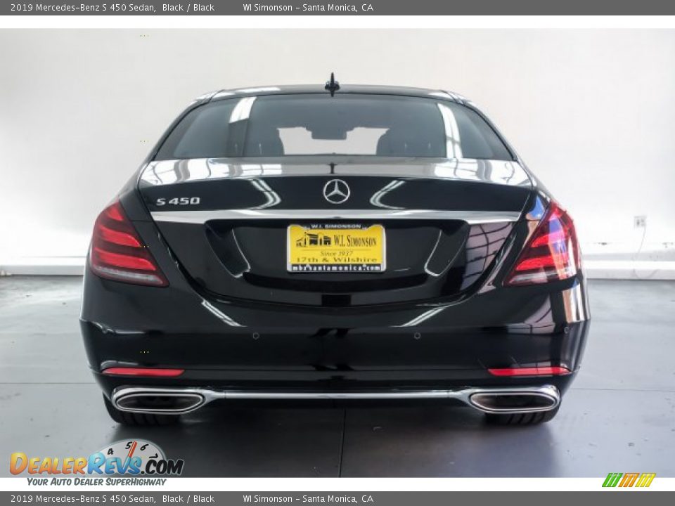 2019 Mercedes-Benz S 450 Sedan Black / Black Photo #3
