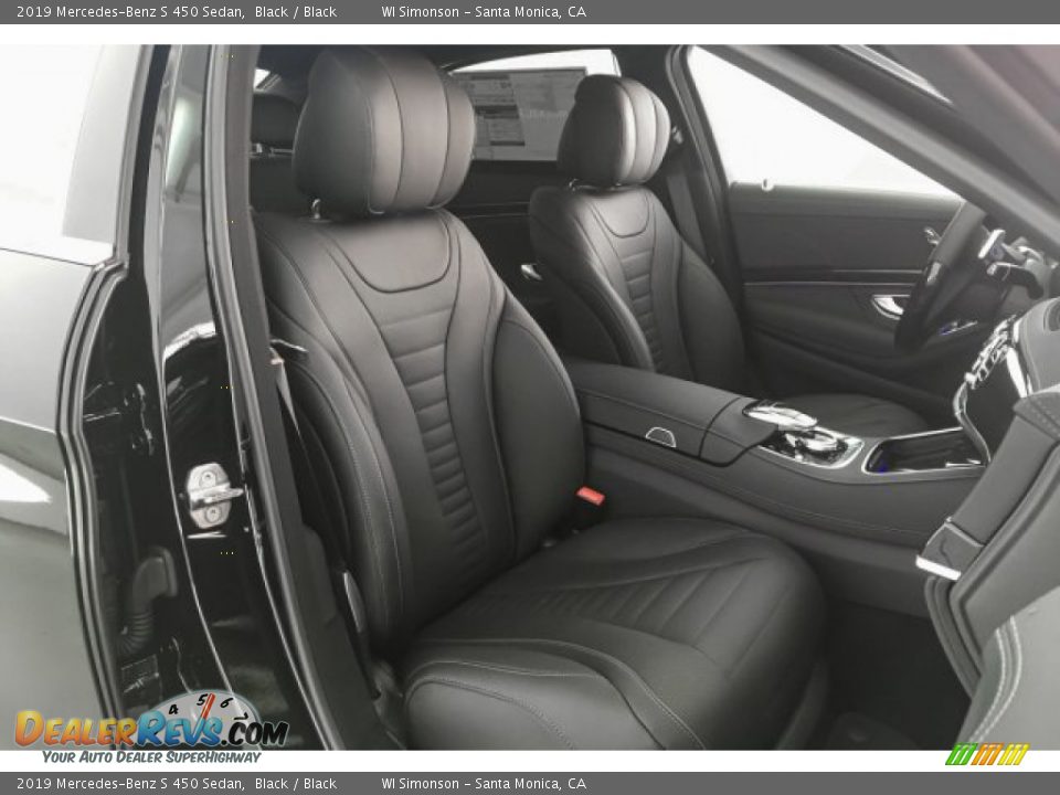 2019 Mercedes-Benz S 450 Sedan Black / Black Photo #5
