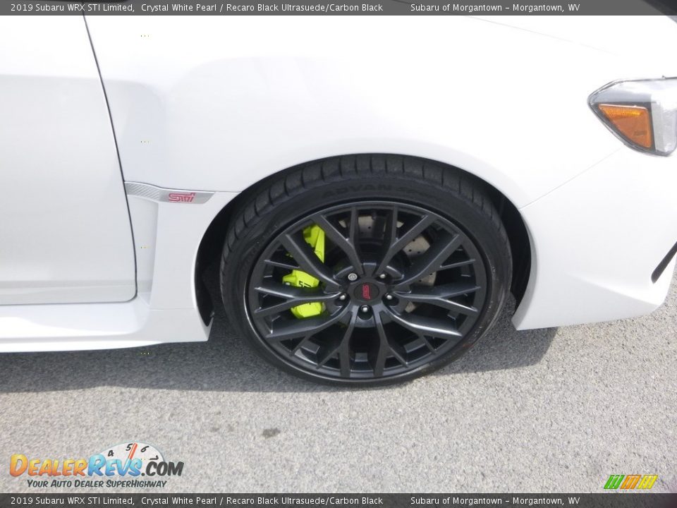 2019 Subaru WRX STI Limited Crystal White Pearl / Recaro Black Ultrasuede/Carbon Black Photo #2