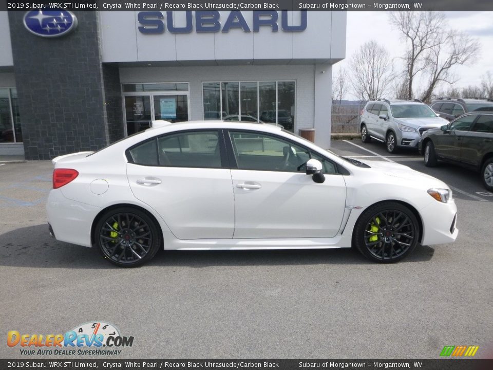 Crystal White Pearl 2019 Subaru WRX STI Limited Photo #3